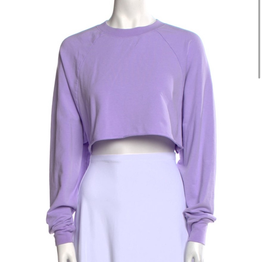 Alo Yoga long sleeve crew neck crop top